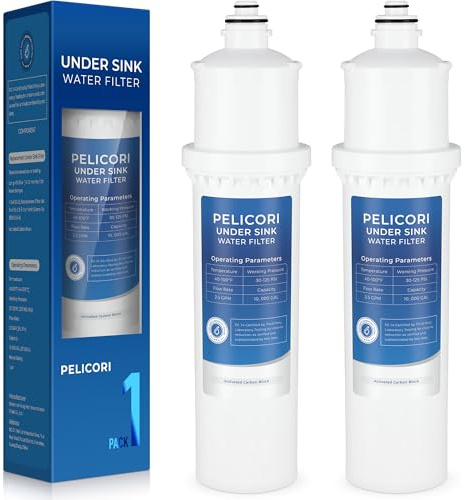 PeliCori F.Set.SS-2.5 Water Filter, Replacement Filter Set For SS-2.5 Filter Unit Same As Elf-SS-2.5-R (2 Pack)