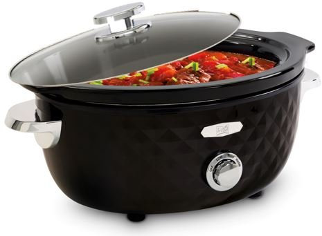 FRITEL Slow Cooker SC 2290 - Elektrischer Schmortopf/Crock Pot - 5,5 l - 210 W - 4 bis 8 Pers. - Keramiktopf - 4 Heizstufen