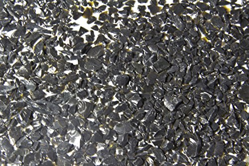Decorative Concrete Aggregate – Colored Stone for Exposed Aggregate, Epoxy, Terrazzo & Broadcast Concrete Applications - Black Glass -Five lb