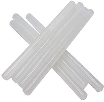 Generic Hot Glue Sticks 7mm x 100mm, Clear Melt Glue Gun Sticks, Strong Adhesive Glue Sticks for Glue Gun - Pack of 50