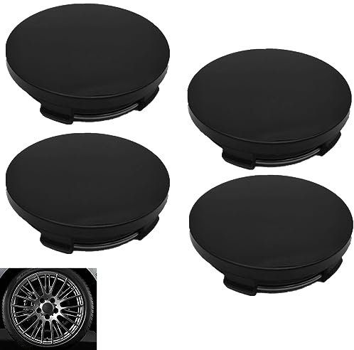 Universal Schwarz Alufelgen Nabenkappen,Radnabendeckel,Radkappen Felgenkappen,Nabenkappen,Felgenkappen,Kappen Felgendeckel,Kappen Felgendeckel,Nabendeckel Auto 60mm Radkappen Felgenkappen,4PC