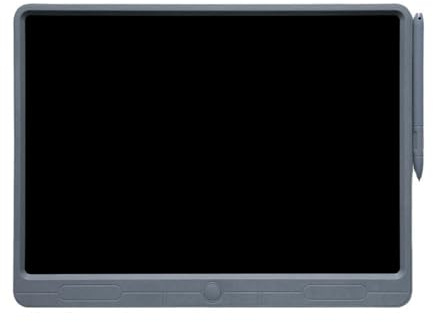 Desikixudy Mesa de escritura LCD de 21 pulgadas Mesa de dibujo para niños Pizarra de aprendizaje Pizarra de grafiti monocromática para escritura a mano