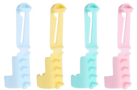 Ieron Pezzi di Anello per Maglieria, Dito per Maglieria, Guida per Filati, Supporto per Dito, ditale per Maglieria, Strumento per Fai da Te, Uncinetto, Artigianato