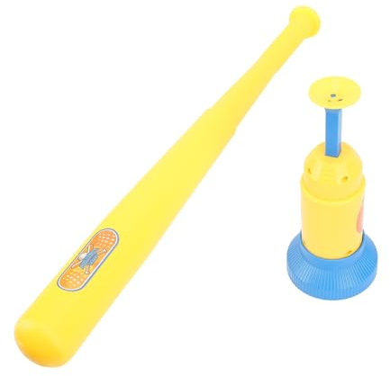 HUSHUI El Juego de Juguetes de Béisbol para Niños Mejora la Coordinación con 3 Pelotas y Bate para Jugar Al Aire Libre Plástico Seguro y Duradero