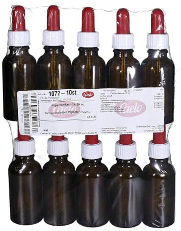 Caesar & Loretz GmbH PIPETTENFLASCHE 30 ml m.kompl.Pipettenmontur 10 St