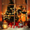 GlobaLink 3 Stück LED Weihnachtsstern Beleuchtung, Weihnachtsdeko Fenster Timer mit 45 LEDs 8 Modi Batteriebetrieben für den Innen- und Außenbereich Weihnachten, Party, Hochzeit, Garten, Balkon