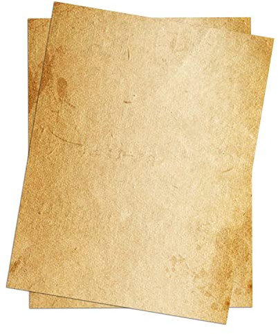 Loose Leaf Paper, Stationery Writing Paper, Vintage Antique Letterhead Paper 8.5 x 11,100 Sheets, A4 Unpunched Refills Paper for Ring Binder/Discbound, Decorative Printer Paper