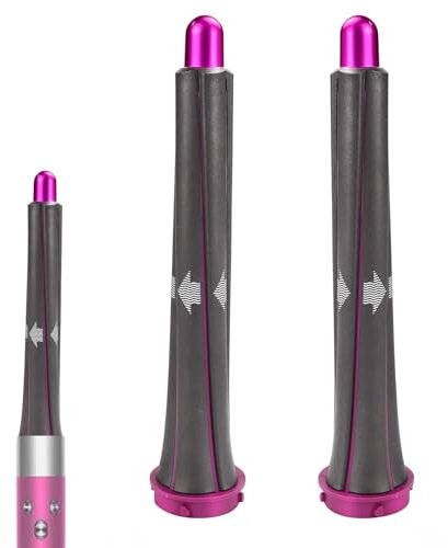 Yuiturt 1 Paar 20 mm lange Lockenwickel Aufsätze für Airwrap Styler HS05 HS01, Lockenaufsatz für Dyson, Professionelle Lockenfässer für Volumen und Form