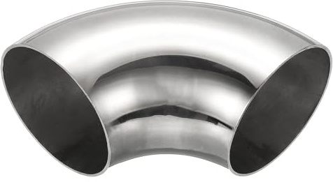 PATIKIL Gomito A 90 Gradi Curvato A Mandrino, Gomito Per Scarico In Acciaio Diametro Esterno 70mm, Connettore Per Tubazioni Di Scarico In Acciaio Inossidabile 304 Per Tubo Di Scarico