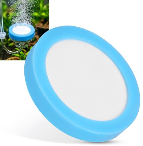 Diffusore di CO2 in ceramica, nebulizzatore ad alta efficacia per piante d'acquario, bolle di CO2 sottili, facile da montare, ideale per serbatoio d'acqua dolce, acquario, anidride carbonica diffusore