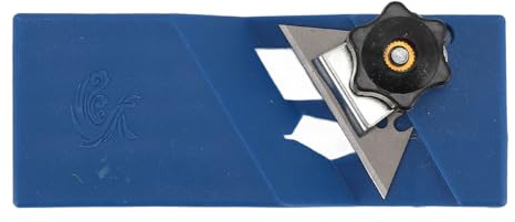 Generic Chamfer Planer Double Slot, Straight Edges 45 Degree Bevel Blade, ABS Lightweight Structure,Wood Chamfer Planer, for Woodworking Projects