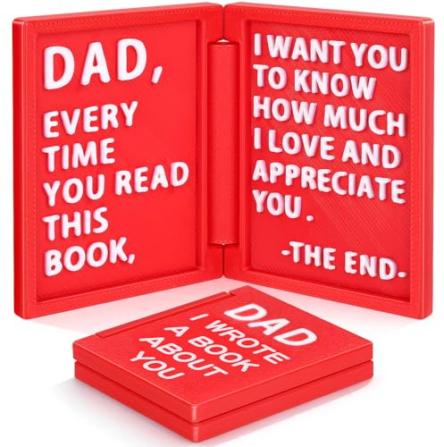 Best Dad Ever Gifts for Father from Son Daughter, Dad Gifts for Christmas Fathers Day Birthday, Christmas Stocking Stuffers for Daddy, 3D Printed Gifts