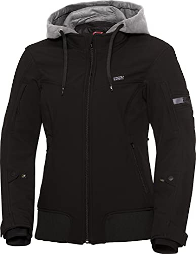 IXS Classic SO Moto Damer motorcykel textil jacka (Black,Lady S)