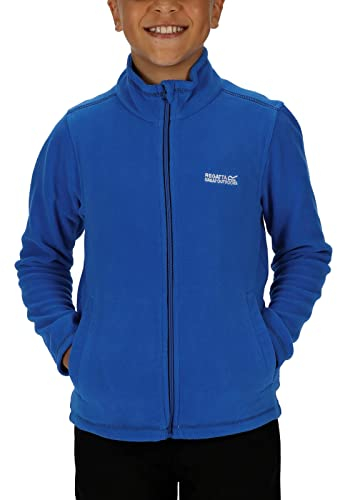 Regatta Kinder-Fleece-Fleece-Fleece, mit durchgehendem Reißverschluss 7-8 Jahre Oxford-Blau/Marineblau