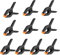10 Pièces Pinces à Ressort, 3 Pouces Pinces Clips Nylon, Pince de Serrage Serre-joint pour Travaux du Bois et Studio de Photographie