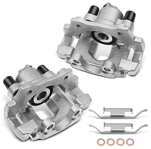 Frankberg 2x Bremssattel Bremszange Hinten Links Rechts mit Halter (Lochabstand Halterung 76.2mm) Kompatibel mit 3er E46 3er Cabriolet E46 3er Coupe E46 Replace# 34211165034