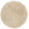 Spirella Runder Badezimmerteppich, Mikrofaser, Highland, Ø 110 cm, Light Sand, beige, one Size