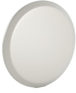 Brixwell Wall Protector Cover Plate, White Finish, 3 Diameter, 1/4 Thickness, Peel-and-Stick Installation, Durable and Paintable for Wall Protection,Impact Protector, Wall Shield Pad