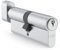 pokm toolsmarket – Knaufzylinder K40/30 mm, mit 6 Schlüssel, Zylinderschloss mit Knauf, Türschloss aus Nickel, Profilzylinder EU- Produktion, von 3 bis 50 Schlüssel zur Auswahl, Schloss für Haustür
