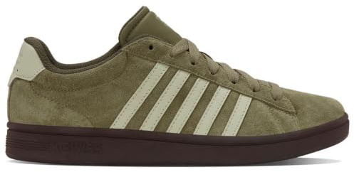 K-Swiss - K-Swiss Herrenschuhe Sneakers 09492-367-M COURT TIEBRK II SDE Grün - 09492-367-M - 40