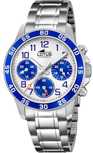 LOTUS Reloj Niño Analógico de Acero Inoxidable