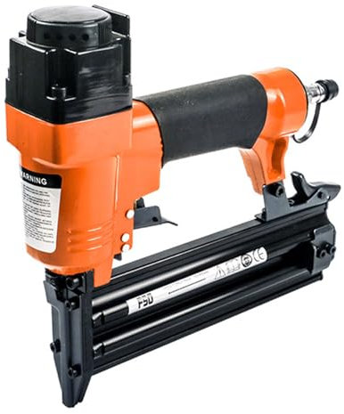 Chiodatrice ad aria compressa, 18 gauge, pinzatrice di precisione per lavorazione del legno, arancione e nero