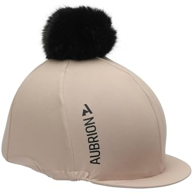 Shires Aubrion React Horse Riding Helmet Hat Covers (Sand)