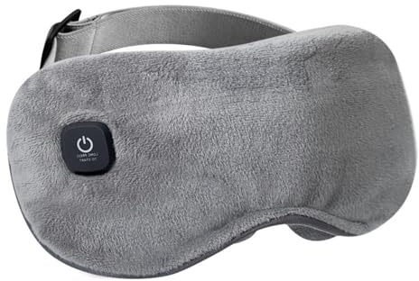 Compresa térmica para ojos calientes, almohadilla térmica eléctrica USB con 3 niveles de control de temperatura, ojos secos con almohadilla térmica eléctrica USB