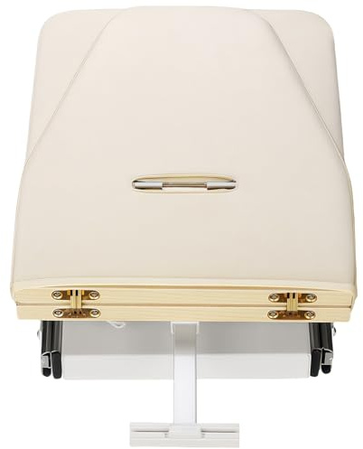 RVUEM ASSE da Stiro Pieghevole Estraibile, ASSE Stiro A Scomparsa nel Mobile, con Rivestimento Resistente al Calore, Apertura E Chiusura Silenziose, Facile Installare, per Guardaroba,Beige