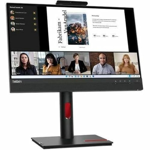 Lenovo ThinkVision TIO22Gen5 22 Class Webcam Full HD LED Monitor - 16:9 - Black