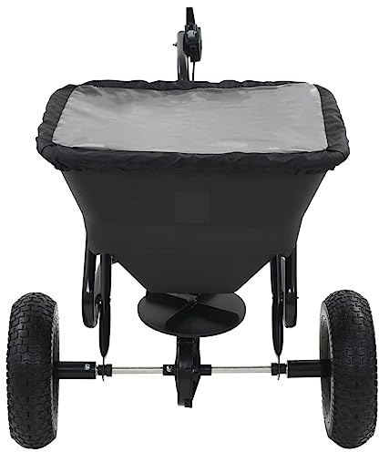 Genérico Carro Remolque esparcidor de Sal PVC y Acero 125x74x79 cm 45 L,Casa y jardín,Jardín,Jardinería,Herramientas de jardín,Esparcidores-142967