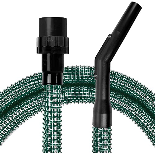 1A SCHLAUCH - Gewebeschlauch mit Handgriff für alle Industriesauger Kesselsauger mit 58 mm Anschluss Knickfest und sehr flexibel - TOP QUALITÄT