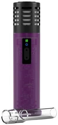 Arizer Air SE Dry Herb Vaporizer [Purps] - Available in 5 colours - Micro USB Charging, Removable Battery, Rapid Heating Ceramic, Custom Session Settings, Original Glass Pod System - No Nicotine