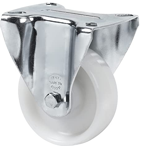 Alex TV TN – Roulette fixe (Nylon, diamètre de 80 mm, charge supportée 250 kg) couleur blanc