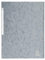 Exacompta - Réf. 17110H - Carton de 25 chemises à élastiques - pochettes 3 rabats Maxi capacity - en carte lustrée - dimensions 24 x 32 cm pour documents au format A4 - couleur gris