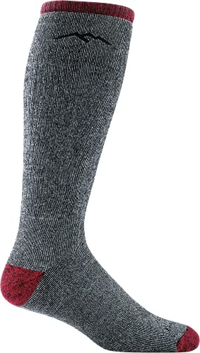 Darn Tough Vermont - Style 1955 - Men's Mountaineering Hike/Trek Sock - Grey/Smoke, X-Large