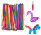 Herefun 200 Pezzi Palloncini Modellabili, Magici Palloncini Lattice con Pompa, Colore Assortiti Decorazione per Matrimoni Feste Compleano Festa Nuziale