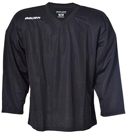 Bauer Flex Series - Maglia da allenamento per hockey su ghiaccio, taglia XS/S, colore: Nero