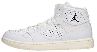 Nike Men's Jordan Access Hi Top Trainers, Multicolour White White Pale Ivory Metallic Gold 100, 10 UK