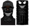 ShopINess Unisex Schlauchschal Halswärmer Neckwarmer Multifunktions schlauchtuch totenkopf für Motorrad Bikes Sport Festival Halloween Karneval (Crit)
