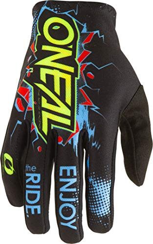 O'NEAL | Fahrrad- & Motocross-Handschuhe | Kinder | MX MTB DH FR Downhill Freeride | Langlebige, Flexible Materialien, belüftete Handoberseite | Matrix Youth Glove Villain | Schwarz | Größe XL