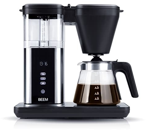 BEEM DIRECT-BREW FILTERKAFFEEMASCHINE | Schnell, aromatisch & stilvoll | Inkl. 24-Stunden-Timer und Aroma-Plus-Funktion | Digitales Touch-Display [10 Tassen]