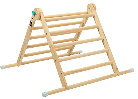 TP Toys, Active-Tots, Indoor Wooden Climbing Frame for Babys and Toddlers, Indoor Use, Pikler Style Triangle, Baby Toys, Interative Play Gym for Infants, 12 Months+, Wood