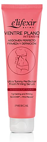 Elifexir | Sérum Vientre Plano Intensive | Elimina Volumen, Drena, Tonifica y Reafirma el Abdomen | Potencia los ejercicios hipopresivos | Con SLIMEXIR, PINK PEPPER y Cafeína | 150ml