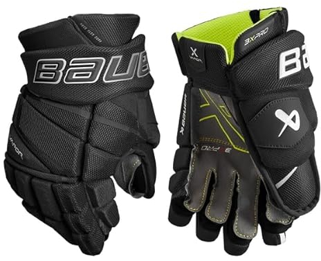 Bauer Vapor 3X Pro Handschuhe Junior, Größe:10 Zoll, Farbe:Navy