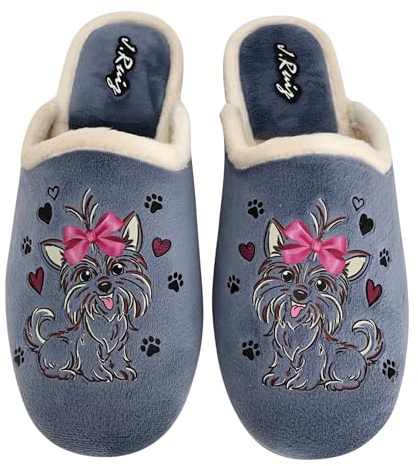 zapatillas de estar por casa mujer invierno (Azafata, Sistema tallas calzado EU, Adulto, Mujer, Números, mediano, 38)