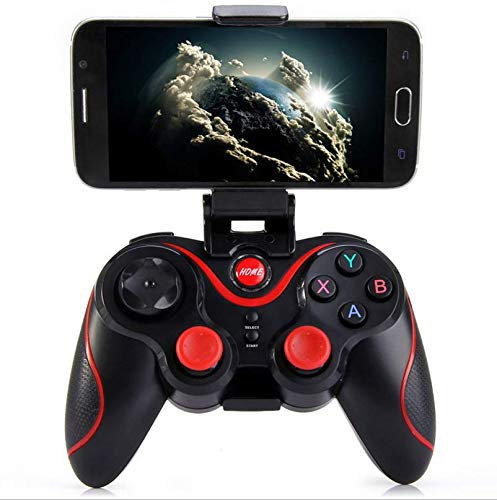 Leton Manette PS3 PC sans Fil, Wireless Bluetooth Gamepad Compatible pour Android/iOS/Windows 7 8 10 / PS3 / TV Box/iPad/Tablette, Manette de Jeu Mobile PUBG Contrôleur de Jeu Mobile Joystick