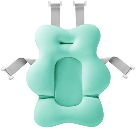 WANGW - Bañera para bebé, baño antideslizante para recién nacido, cojín red, cojín baño suave para bebés, reductor bañera, 41 x 50 x 34 cm