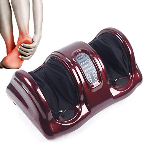 Appareil de massage des pieds Shiatsu avec fonction pétrissage, roulement et compression d'air, soulage la douleur de la fasciite plantaire et revitalise les pieds fatigués avec