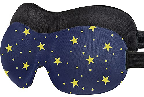 Sleep Mask Invisible Alar Deep Orbit 3D Eye Mask Ultra Lightweight & Comfortable Sleeping Mask Eye Sleep Mask for Travel, Nap, Shift Works